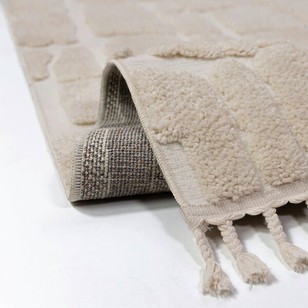 KOBEREC S VYSOKÝM VLASEM, 80/300 cm krémová Flair Rugs - Online Only koberce & rohožky, Online Only