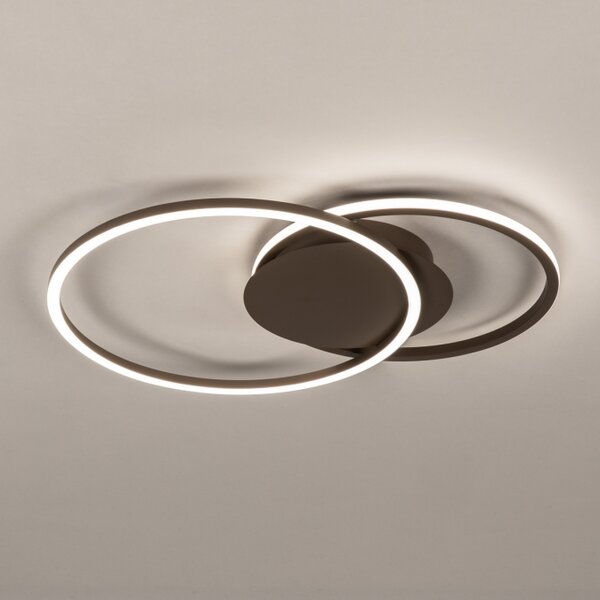 Stropní stmívatelné LED svítidlo Omega 540 Brown (LMD)