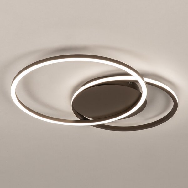 Stropní stmívatelné LED svítidlo Omega 540 Brown (LMD)