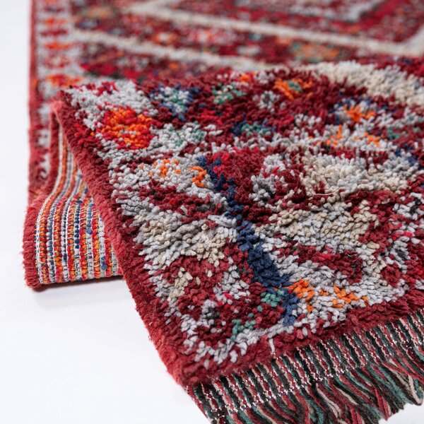 KOBEREC S VYSOKÝM VLASEM, 133/190 cm červená Flair Rugs - Online Only koberce & rohožky, Online Only