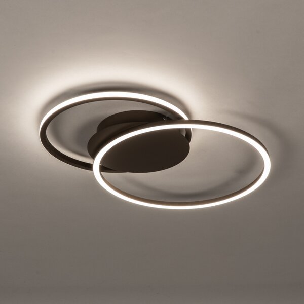 Stropní stmívatelné LED svítidlo Omega 540 Brown (LMD)