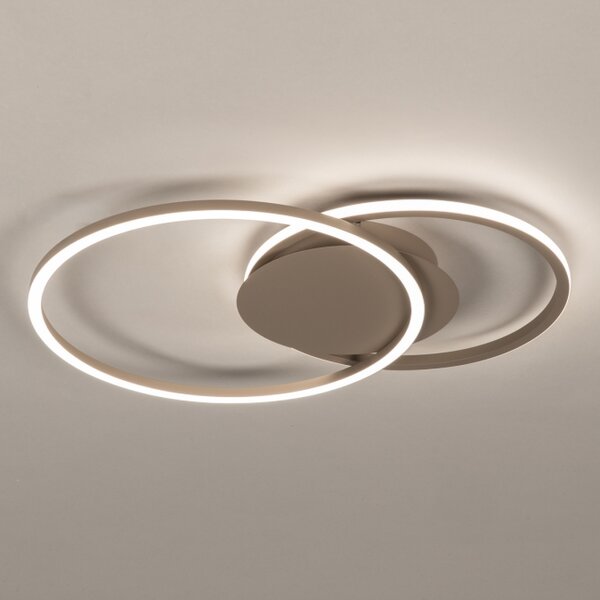 Stropní stmívatelné LED svítidlo Omega 540 Dark Taupe (LMD)