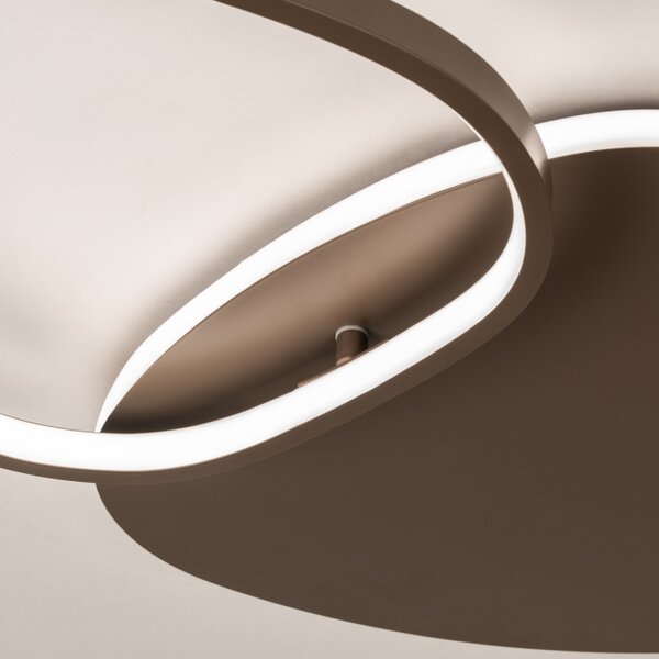 Stropní stmívatelné LED svítidlo Organic Brown 40 (LMD)