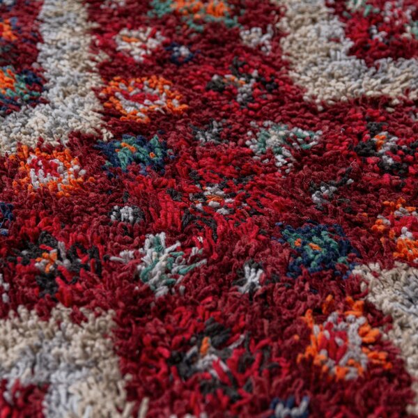 KOBEREC S VYSOKÝM VLASEM, 133/190 cm červená Flair Rugs - Online Only koberce & rohožky, Online Only
