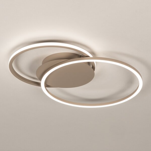 Stropní stmívatelné LED svítidlo Omega 540 Dark Taupe (LMD)