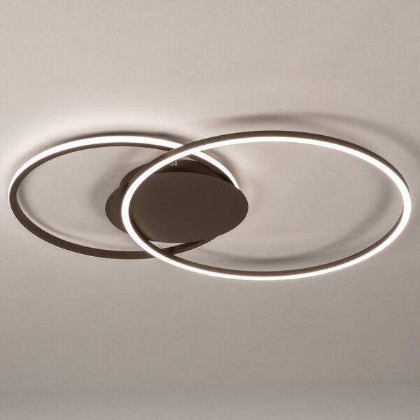 Stropní stmívatelné LED svítidlo Omega 750 Brown Big (LMD)