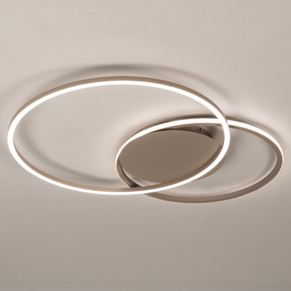 Stropní stmívatelné LED svítidlo Omega 750 Dark Taupe Big (LMD)