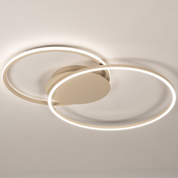 Stropní stmívatelné LED svítidlo Omega 750 Taupe Big (LMD)