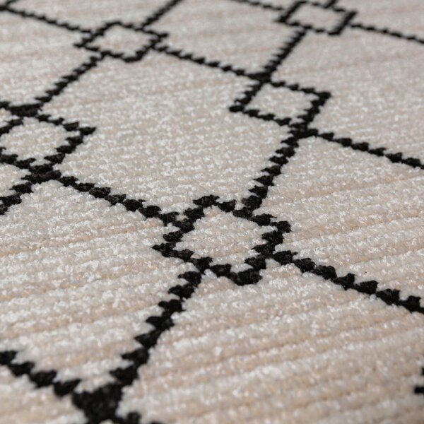 TKANÝ KOBEREC, 80/230 cm černá Flair Rugs - Online Only koberce & rohožky, Online Only