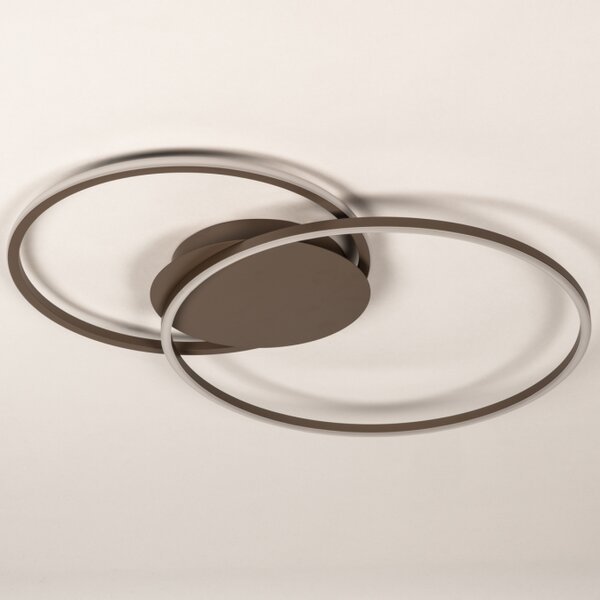Stropní stmívatelné LED svítidlo Omega 750 Brown Big (LMD)