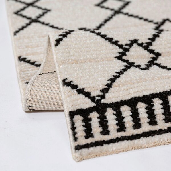 TKANÝ KOBEREC, 80/230 cm černá Flair Rugs - Online Only koberce & rohožky, Online Only