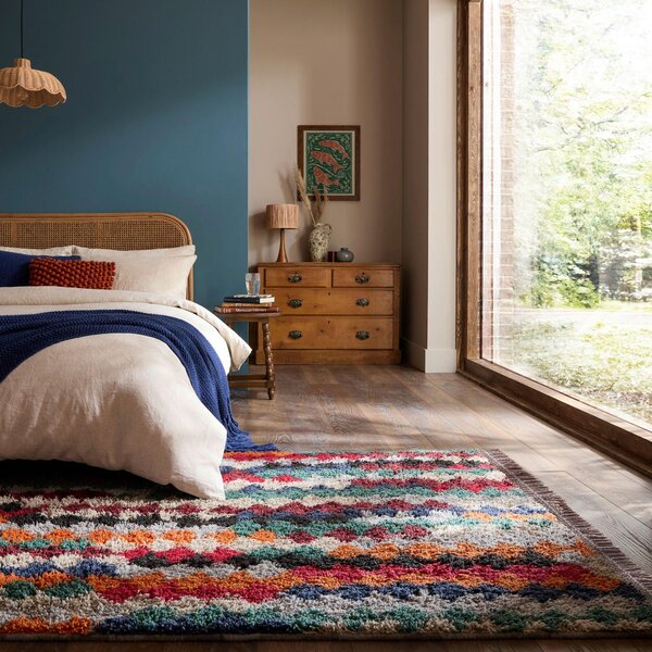 KOBEREC S VYSOKÝM VLASEM, 133/190 cm vícebarevná Flair Rugs - Online Only koberce & rohožky, Online Only