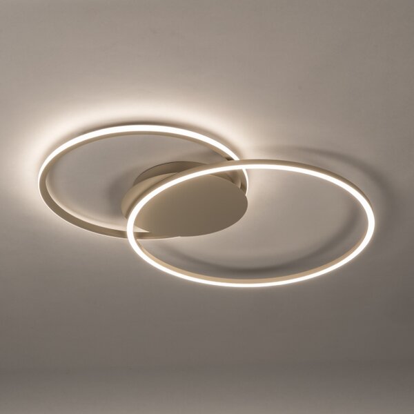 Stropní stmívatelné LED svítidlo Omega 750 Taupe Big (LMD)