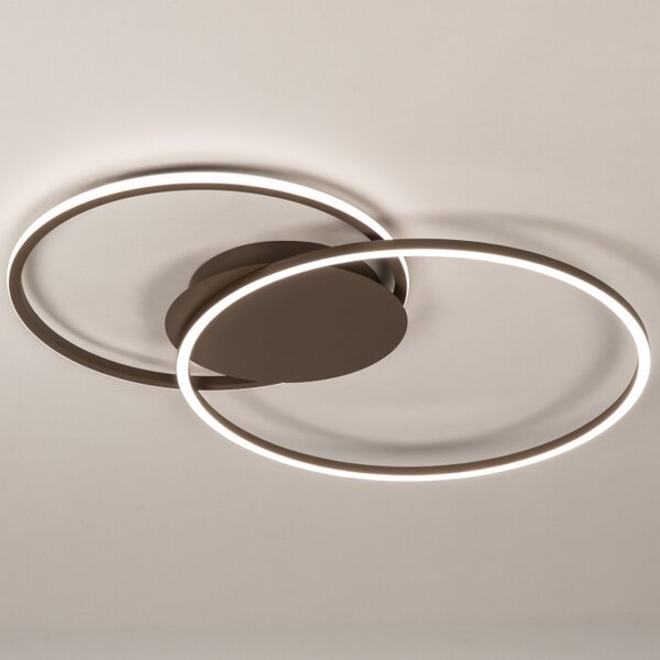Stropní stmívatelné LED svítidlo Omega 750 Brown Big (LMD)