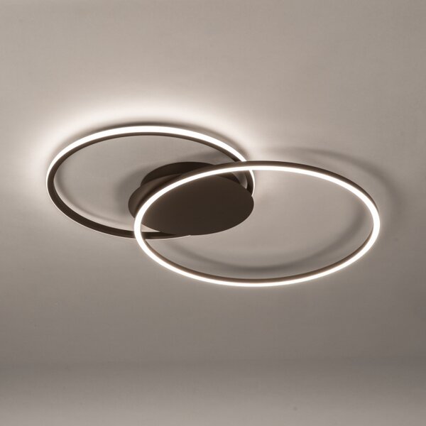 Stropní stmívatelné LED svítidlo Omega 750 Brown Big (LMD)