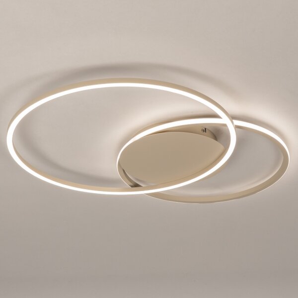 Stropní stmívatelné LED svítidlo Omega 750 Taupe Big (LMD)