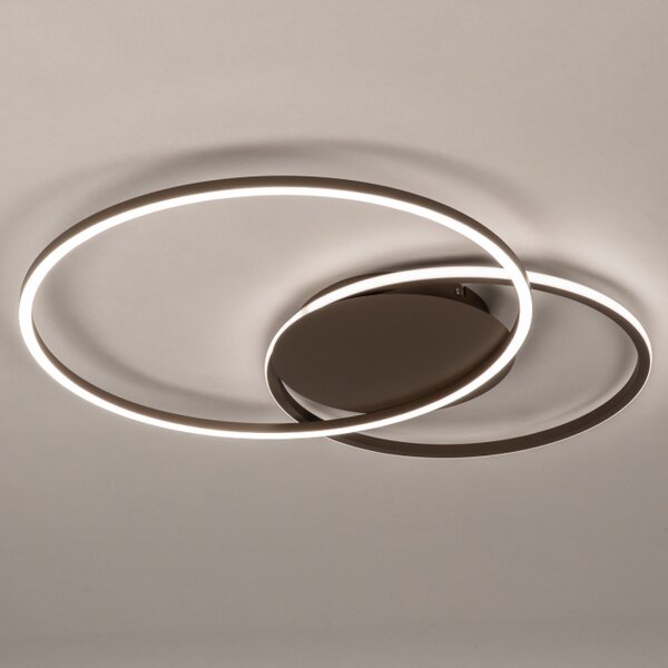 Stropní stmívatelné LED svítidlo Omega 750 Brown Big (LMD)