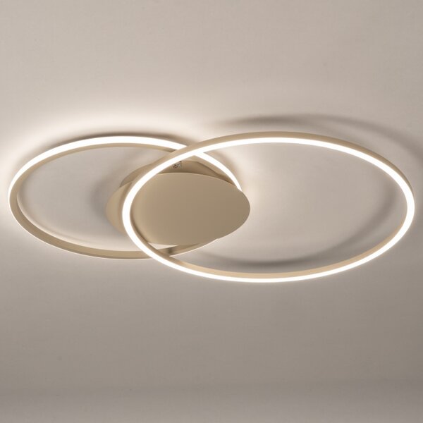 Stropní stmívatelné LED svítidlo Omega 750 Taupe Big (LMD)