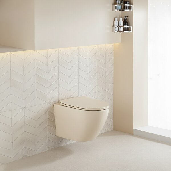 BPS-koupelny Podomítkový modul Geberit DuoFix s WC mísou MU-CAP-RIM-03 + ovládací tlačítko Delta 30 chrom