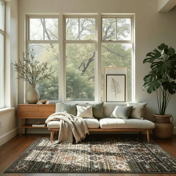 TKANÝ KOBEREC, 120/160 cm zelená Flair Rugs - Online Only koberce & rohožky, Online Only