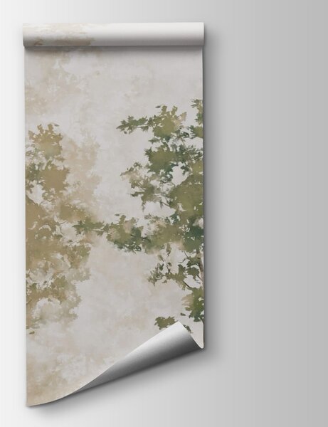 Fototapeta Skupina stromů s mlhou, Přírodní fototapety, Populární fototapety, t00008 - Tapeko.co.cz
