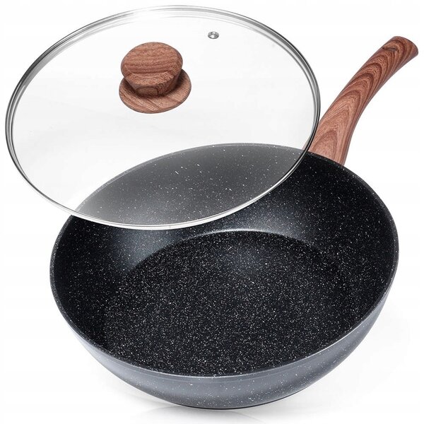 Tradiční pánev Vilde Black Line 28 cm granitová