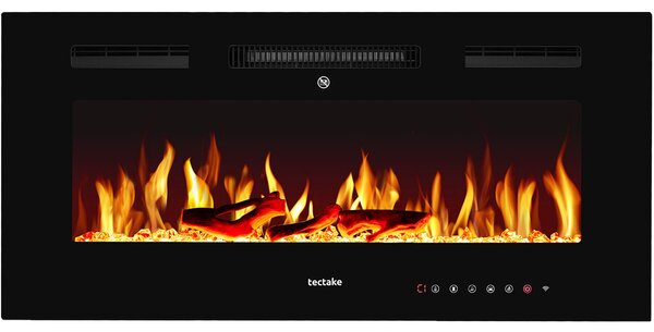 Tectake Elektrický nástěnný krb - 12.00 x 91.50 x 43.00 cm