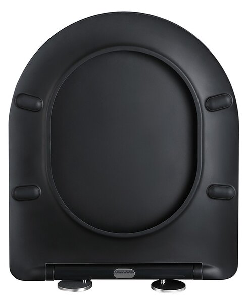 BPS-koupelny Podomítkový modul Geberit DuoFix s WC mísou MU-MTB-RIM-03 + ovládací tlačítko Delta 50 černá lesk