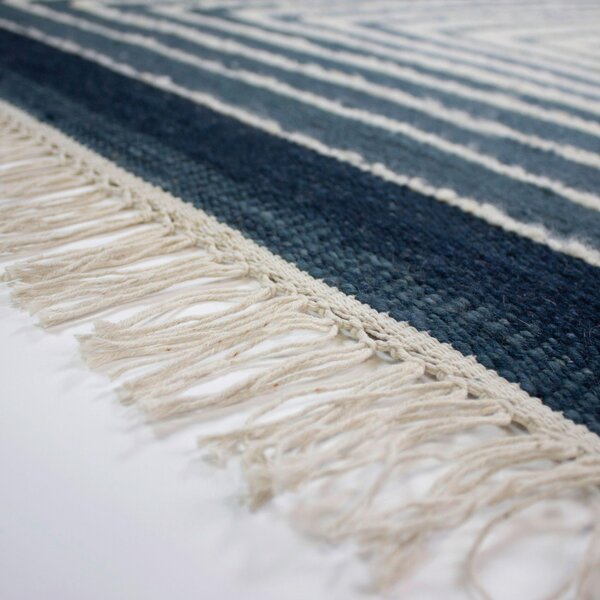 RUČNĚ TKANÝ KOBEREC, 140/200 cm modrá Flair Rugs - Online Only koberce & rohožky, Online Only
