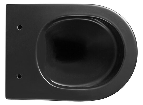 BPS-koupelny Podomítkový modul Geberit DuoFix s WC mísou MU-MTB-RIM-03 + ovládací tlačítko Delta 50 černá lesk