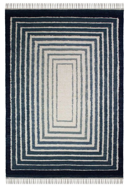 RUČNĚ TKANÝ KOBEREC, 140/200 cm modrá Flair Rugs - Online Only koberce & rohožky, Online Only