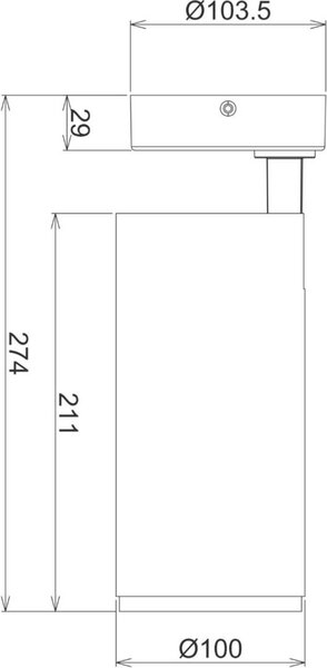 Deko-Light stropní přisazené svítidlo Lucea 30 černá 220-240V AC/50-60Hz 30,00 W 3000/4000 K 2900 lm tmavě černá RAL 9005 348168