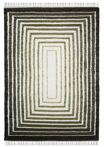 RUČNĚ TKANÝ KOBEREC, 140/200 cm zelená Flair Rugs - Online Only koberce & rohožky, Online Only