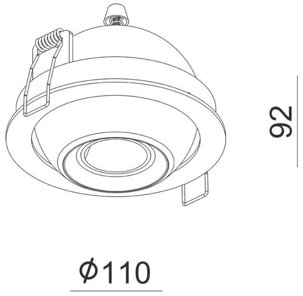 Deko-Light stropní vestavné svítidlo Bellatrix 18V DC 9,00 W 3000 K 760 lm bílá 565340