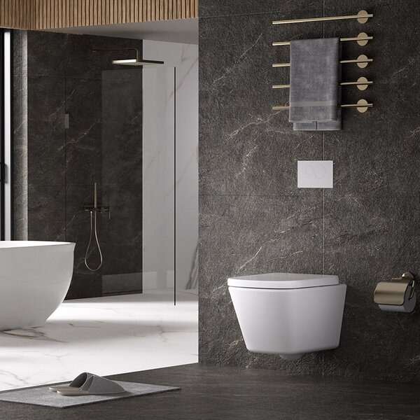 BPS-koupelny Podomítkový modul Geberit DuoFix s WC mísou VA-WH-TR-02 + ovládací tlačítko Delta 50 chrom