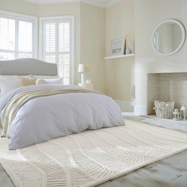 VLNĚNÝ KOBEREC, 140/200 cm bílá Flair Rugs - Online Only koberce & rohožky, Online Only