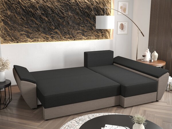 Rohová sedací souprava Radiant L3 (žlutá) (P)