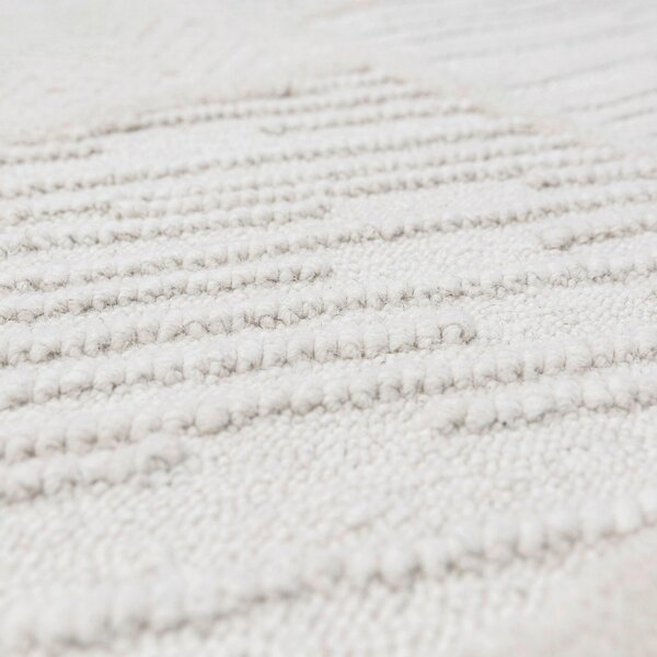VLNĚNÝ KOBEREC, 140/200 cm bílá Flair Rugs - Online Only koberce & rohožky, Online Only