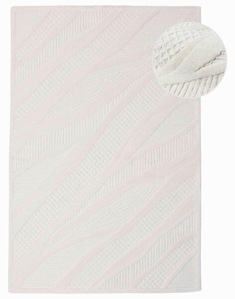 VLNĚNÝ KOBEREC, 140/200 cm bílá Flair Rugs - Online Only koberce & rohožky, Online Only