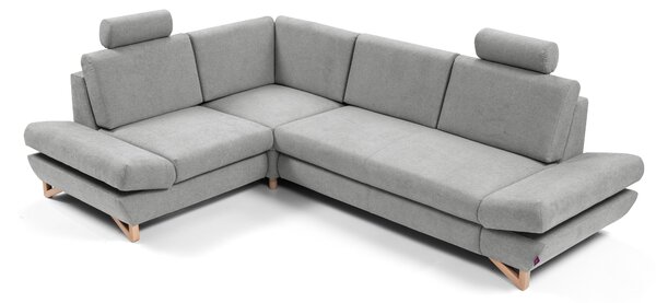 Rohová sedací souprava Aveley II (šedá) (L). Akce -26%
