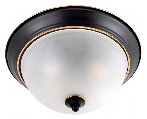 BRILAGI - Stropní svítidlo FRESCO 2xE27/40W/230V pr. 28 cm černá/zlatá