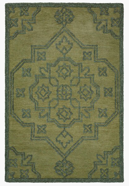 VLNĚNÝ KOBEREC, 140/200 cm zelená Flair Rugs - Online Only koberce & rohožky, Online Only