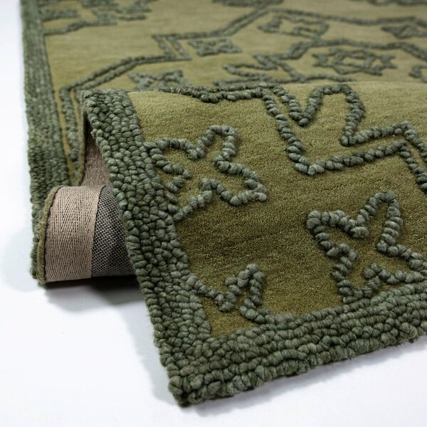 VLNĚNÝ KOBEREC, 140/200 cm zelená Flair Rugs - Online Only koberce & rohožky, Online Only