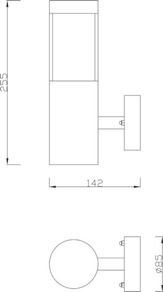 Deko-Light nástěnné přisazené svítidlo Porrima II 220-240V AC/50-60Hz GU10 1x max. 5,00 W stříbrná 731107