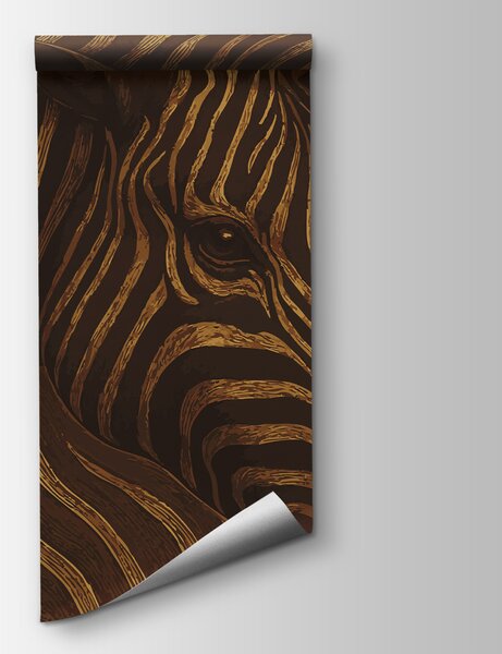 Fototapeta Zebra v abstraktních barevných vírech, Abstraktní fototapety, Populární fototapety, t00011 - Tapeko.co.cz