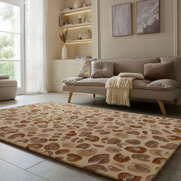 RUČNĚ TKANÝ KOBEREC, 140/200 cm přírodní barvy Flair Rugs - Online Only koberce & rohožky, Online Only