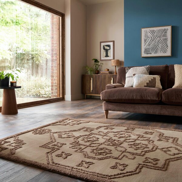 VLNĚNÝ KOBEREC, 140/200 cm přírodní barvy Flair Rugs - Online Only koberce & rohožky, Online Only