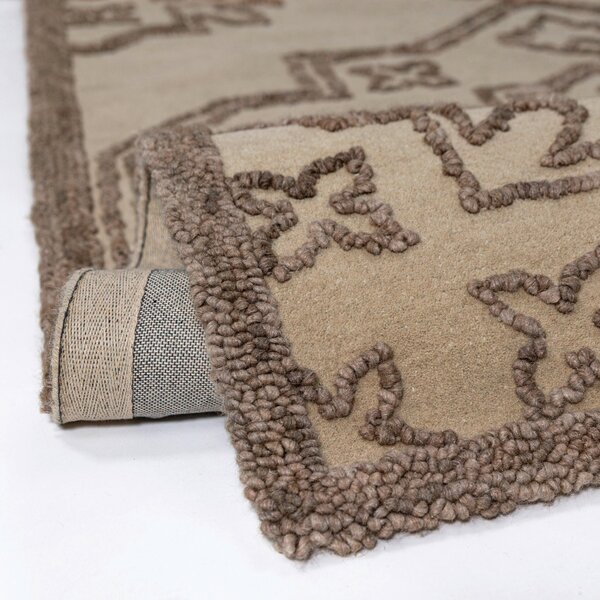 VLNĚNÝ KOBEREC, 140/200 cm přírodní barvy Flair Rugs - Online Only koberce & rohožky, Online Only