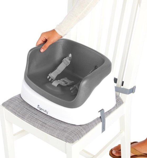 Ingenuity - Podsedák na jídelní židli 2v1 SMARTCLEAN TODDLER šedá