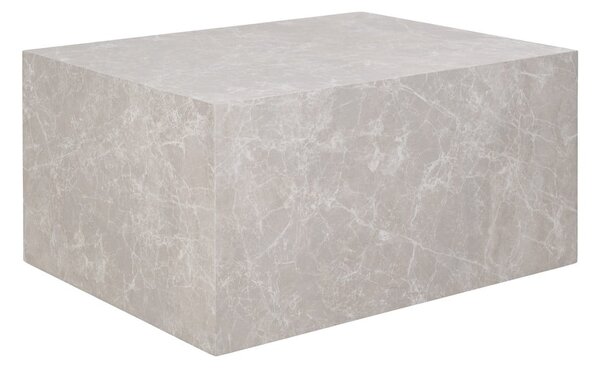 Béžový konferenční stolek v dekoru mramoru 60x80 cm Prague – House Nordic